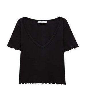 Black color women tshirt